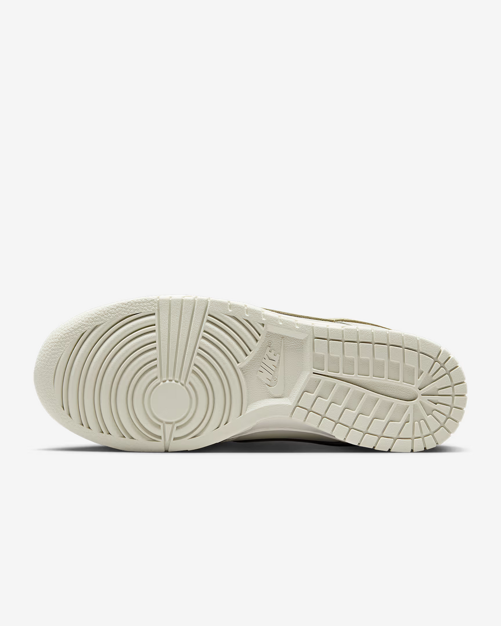 Nike Baskets Dunk Low beige/vert femme