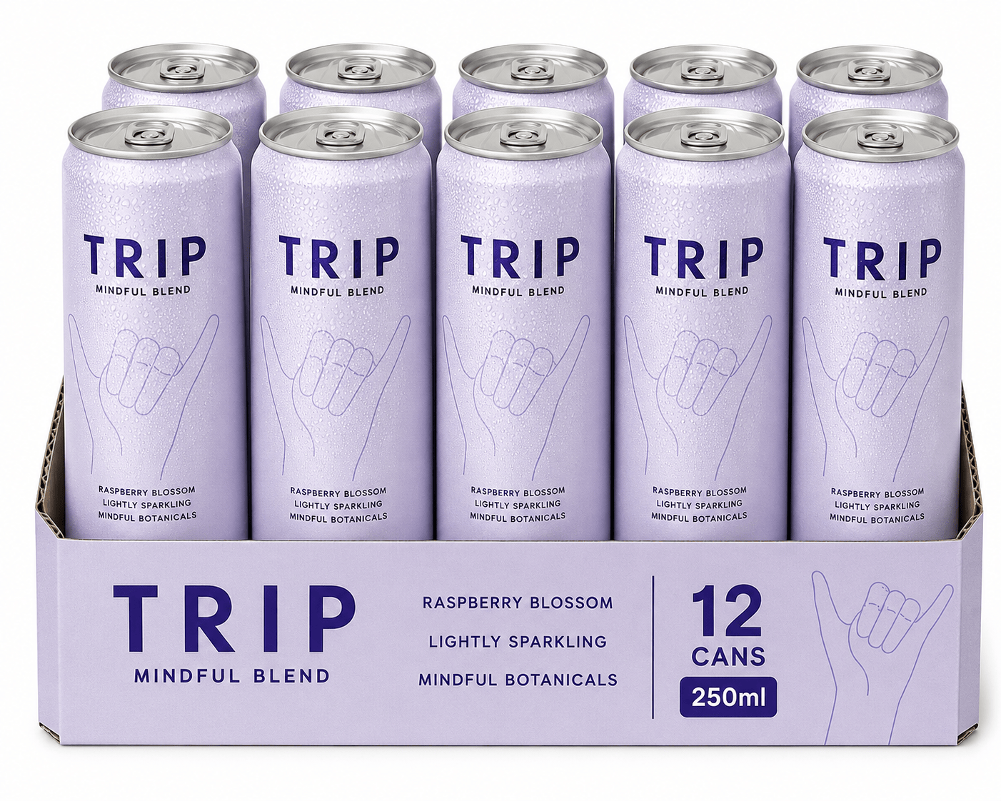 TRIP framboise-fleur d'oranger can 33cl x12