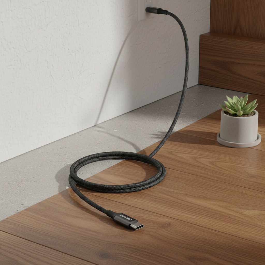 UGREEN Câble USB 2.0 tressé 100 W noir - 1 m