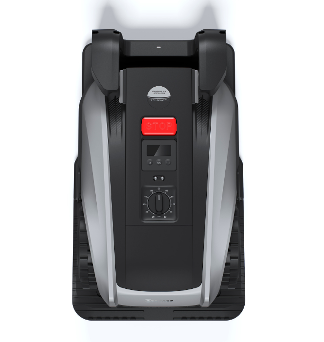 ECOVACS GOAT O600 RTK Robot tondeuse, Jusqu'à 600 m² – Navigation RTK sans fil, Batterie Li-Ion 2,5 Ah, Gris/Noir