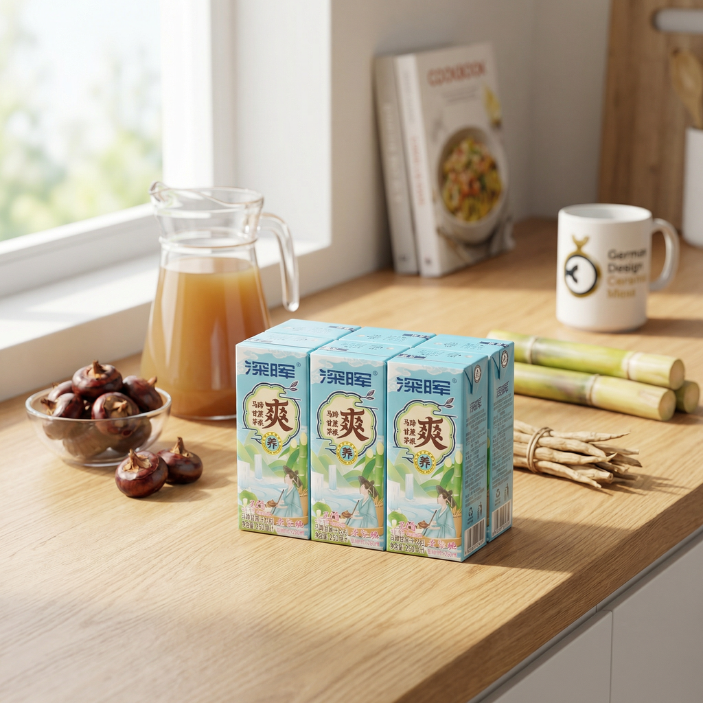 Shenhui Jus de fruits, légumes et châtaignes d'eau - 6 x 250 ml