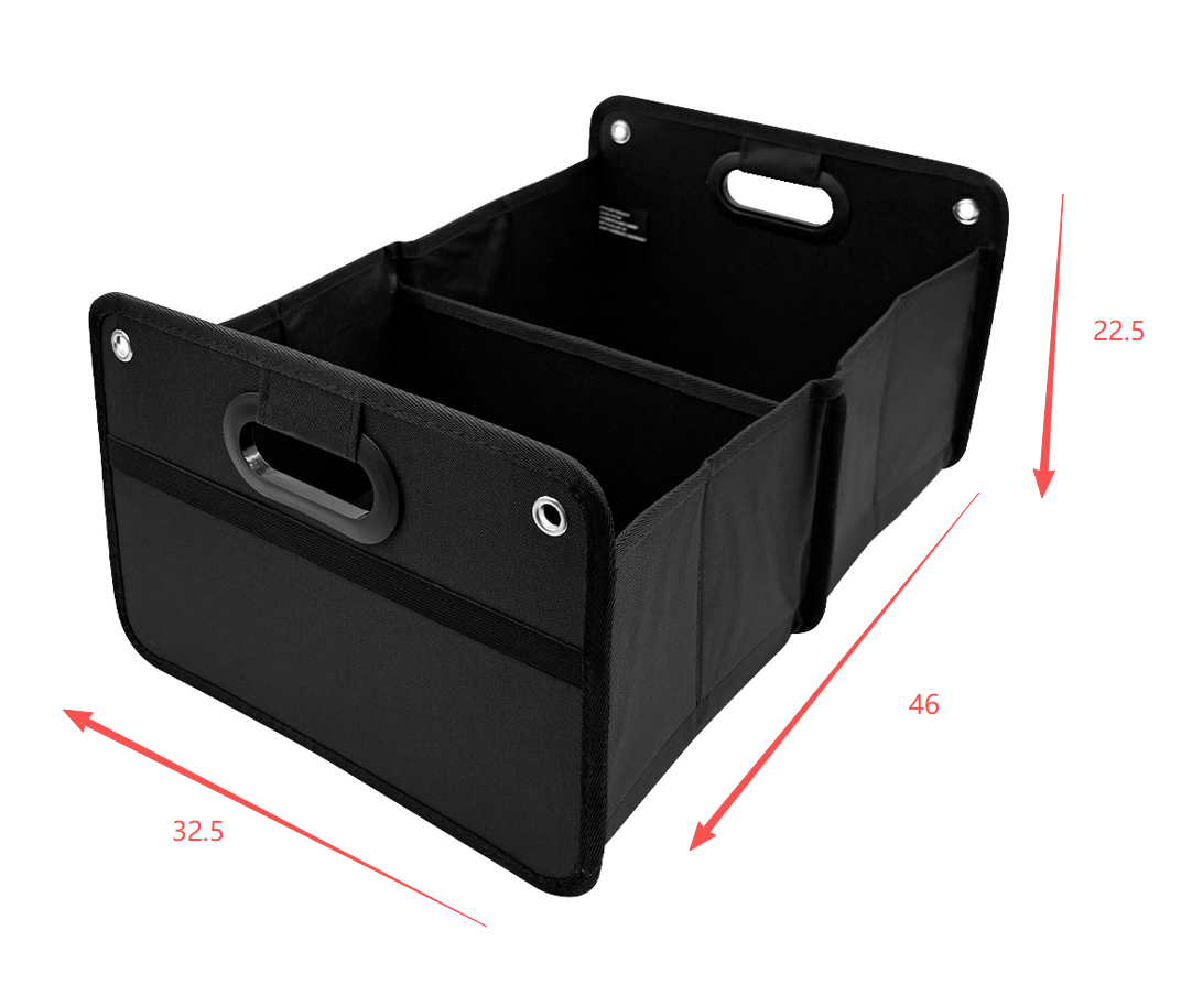 WINPEX Caisse de rangement pliable pour coffre de voiture avec plusieurs compartiments en polyester