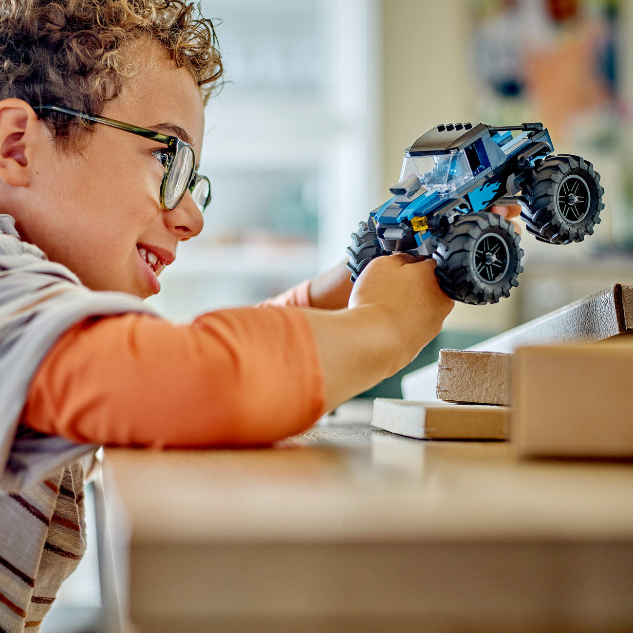 LEGO City 60402 Set de Construction Monster Truck Bleu