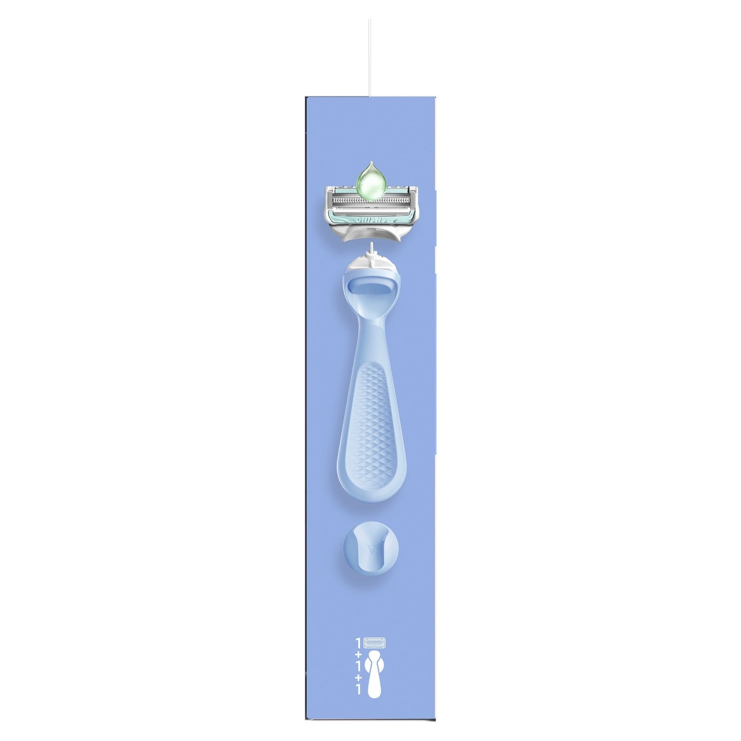 GILLETTE Rasoir Rechargeable Gillette Venus pour le Maillot + 1 recharge
