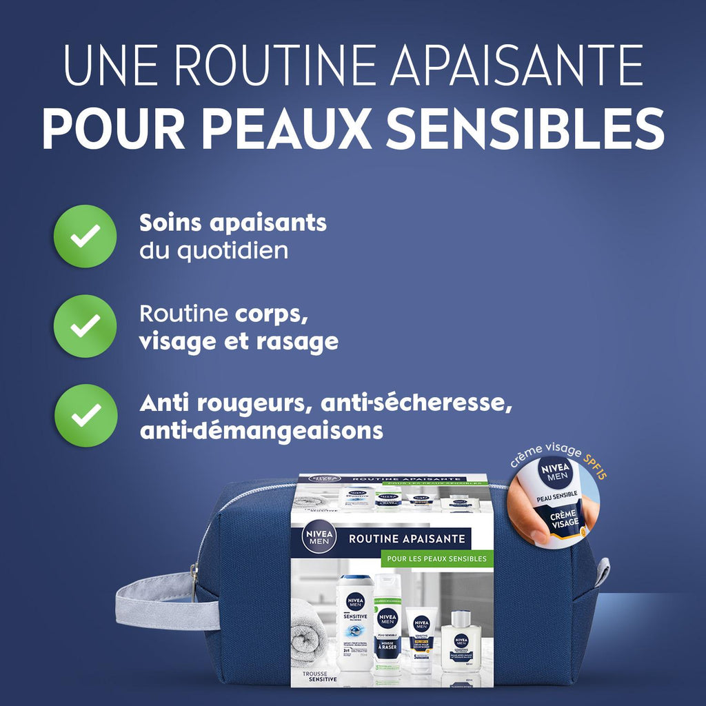 NIVEA MEN Trousse Visage & corps Routine Sensitive