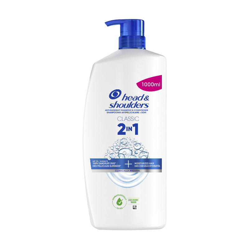 HEAD & SHOULDERS Classic - Shampooing 2en1 - 1L