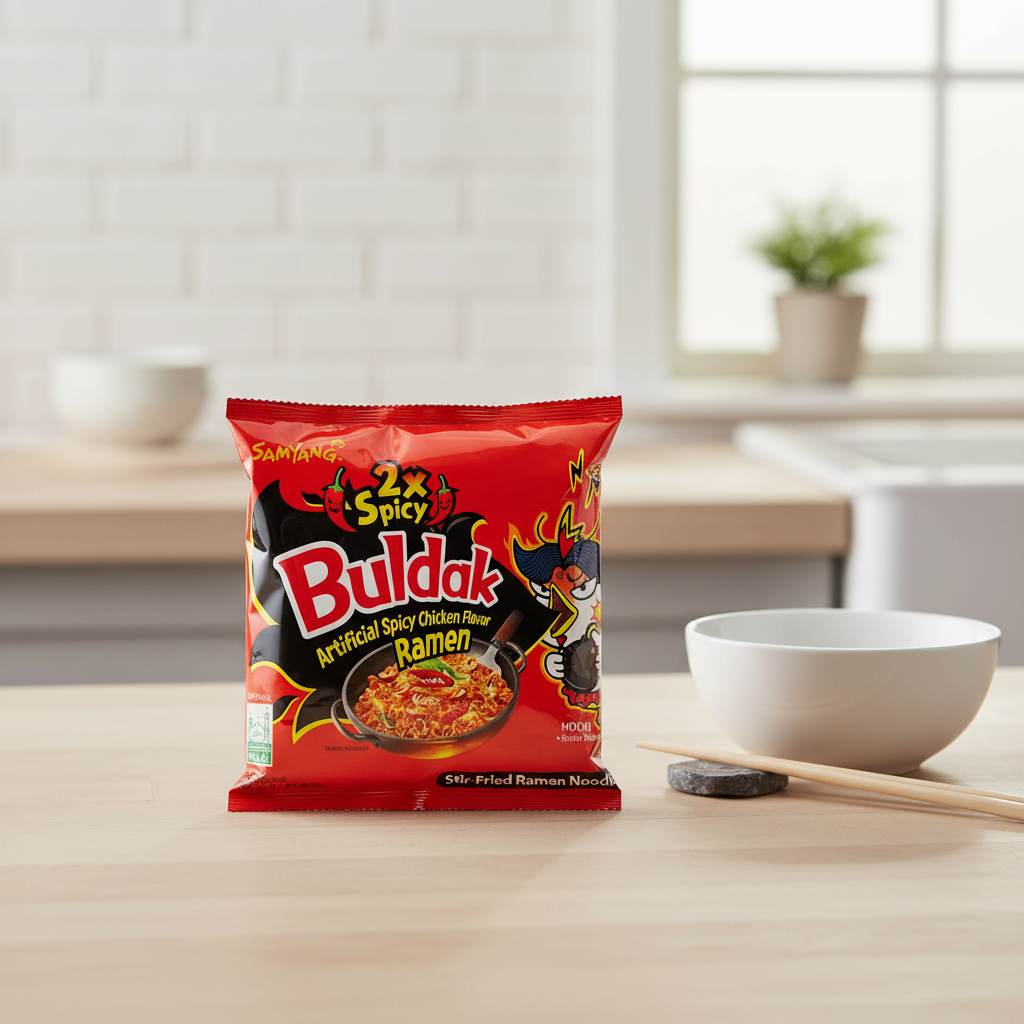 Samyang Buldak Nouilles instantanées saveur poulet épicé original - 40 x 140 g