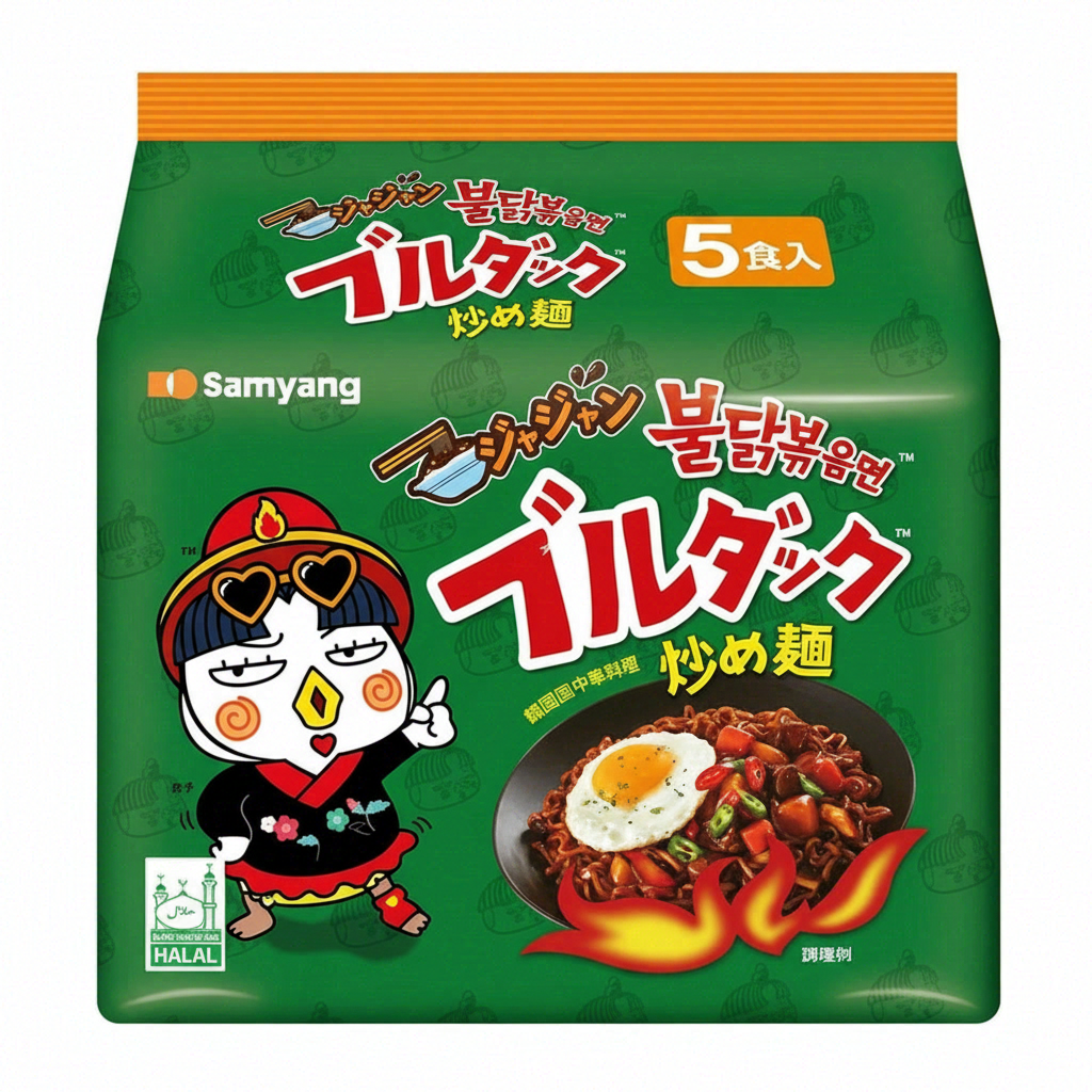 Samyang Buldak Jajang Nouilles sautées 140 g x 5 paquets