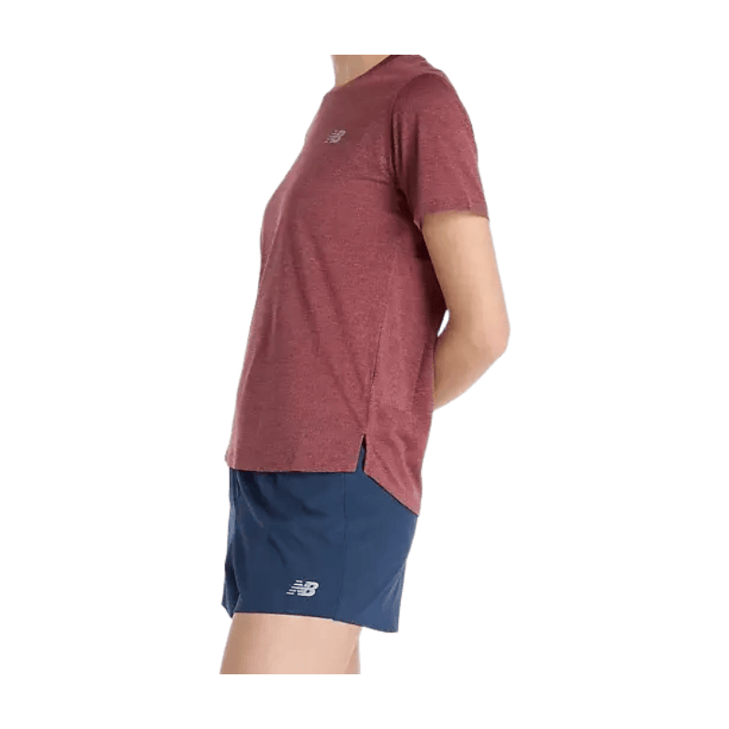 New Balance Maillot de running de sport bordeaux WMNS