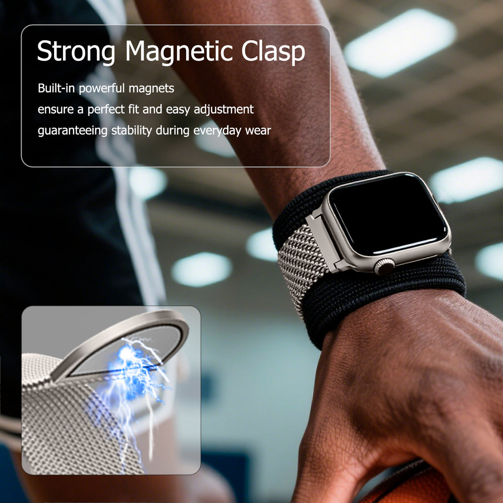 APPLE Bracelet milanais pour Apple Watch, 38/40 mm - Starlight