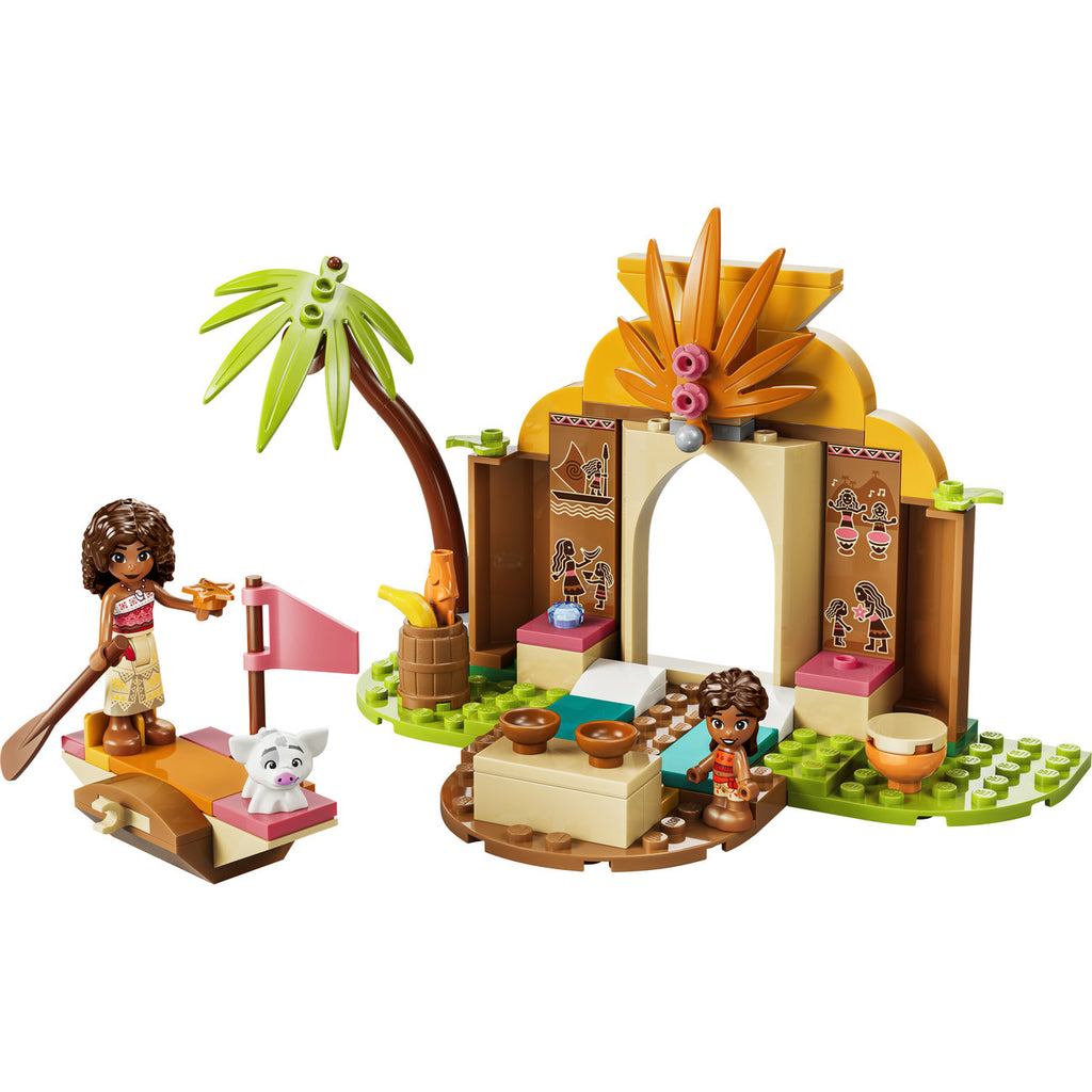 LEGO Disney Moana Ensemble de Construction Maison de Village et Canot 43282
