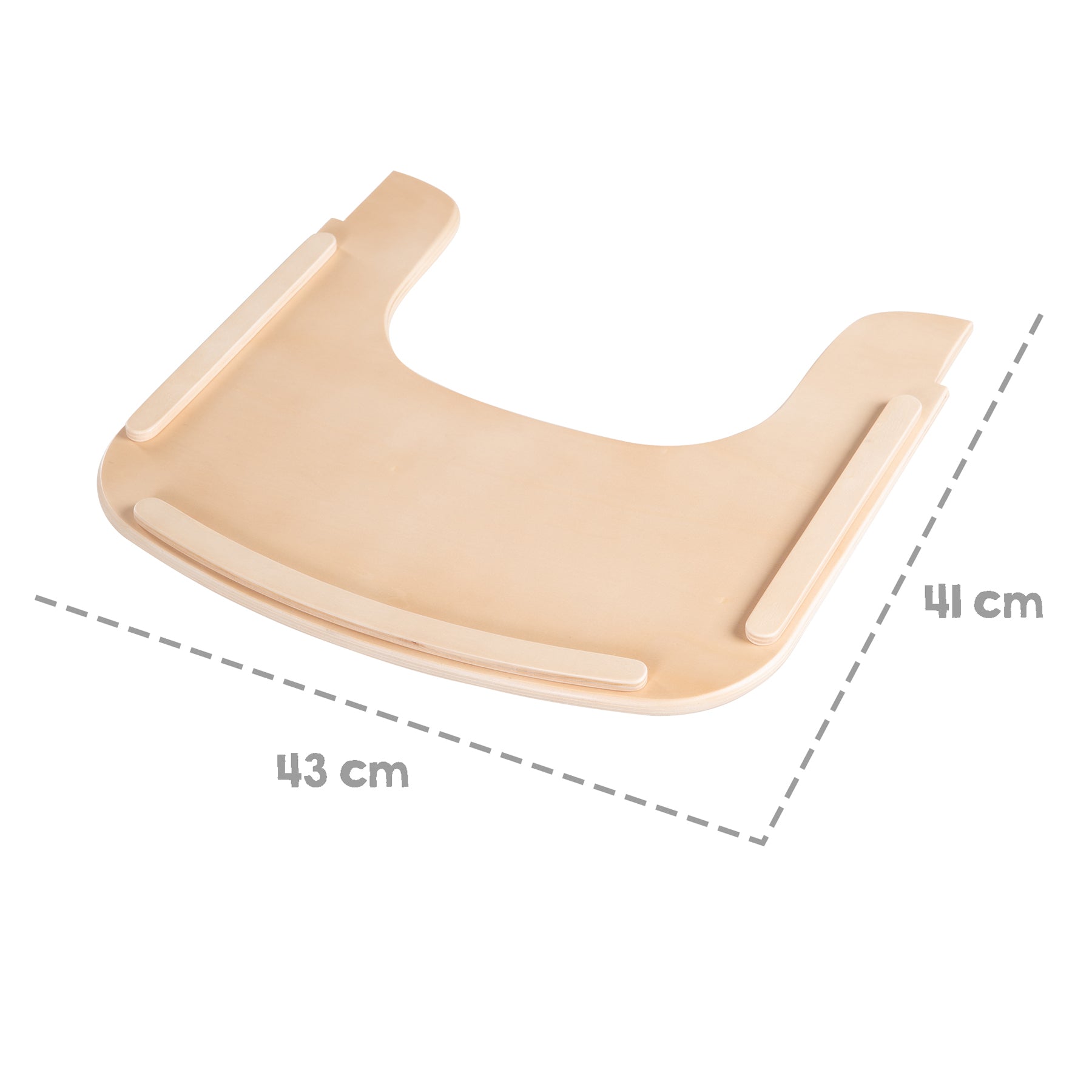 roba Plateau de repas en bois pour chaise haute Sit Up Flex