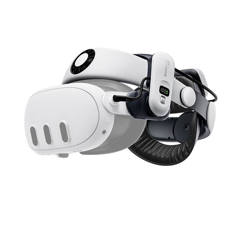 BOBOVR Accessoires de ceinture S3 Pro, régulateur de température pour casque et batterie remplaçable à chaud de 10 000 mAh, compatible avec Meta Quest 3/Quest 3S