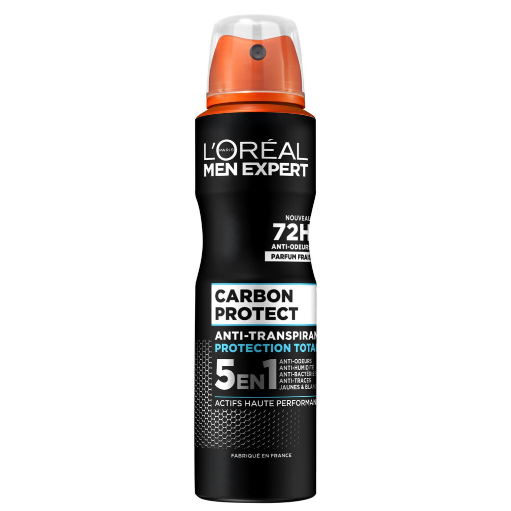L'Oréal Paris Men Expert Spray Anti-Transpirant Carbon Protect 5-en-1 150ml