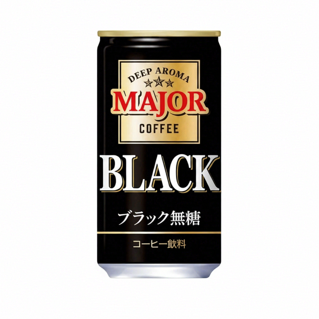 UCC MAJOR arôme riche noir sans sucre 185 ml