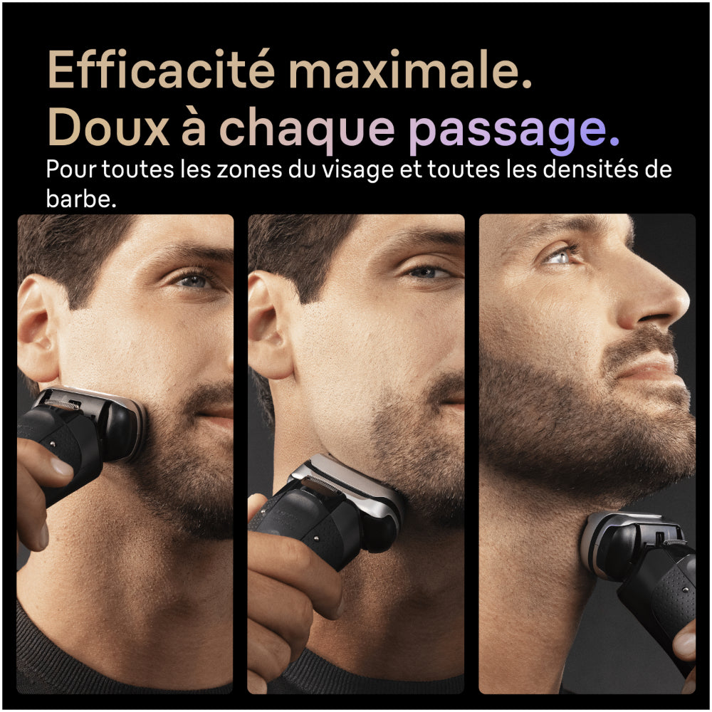 BRAUN Série 9 9660cc Rasoir à grille électrique - 5+1 éléments synchronisés - station de nettoyage et de charge intelligente