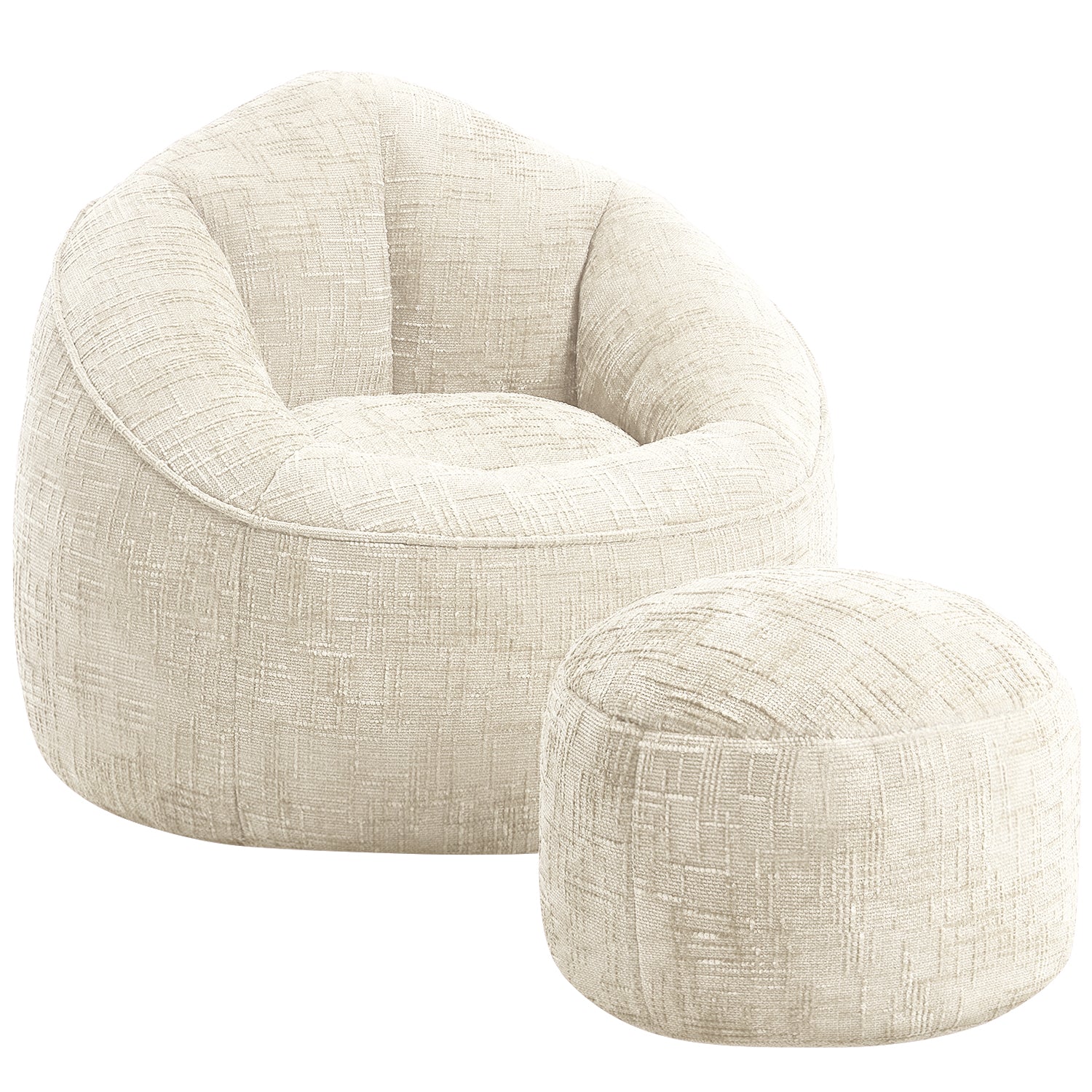 GTIMEX Fauteuil, Canapé Gamer avec Repose-pieds, 97 x 93 x 77 cm, Capacité de charge statique : 135 kg, Doux et résistant, avec garnissage en mousse à mémoire de forme granulaire