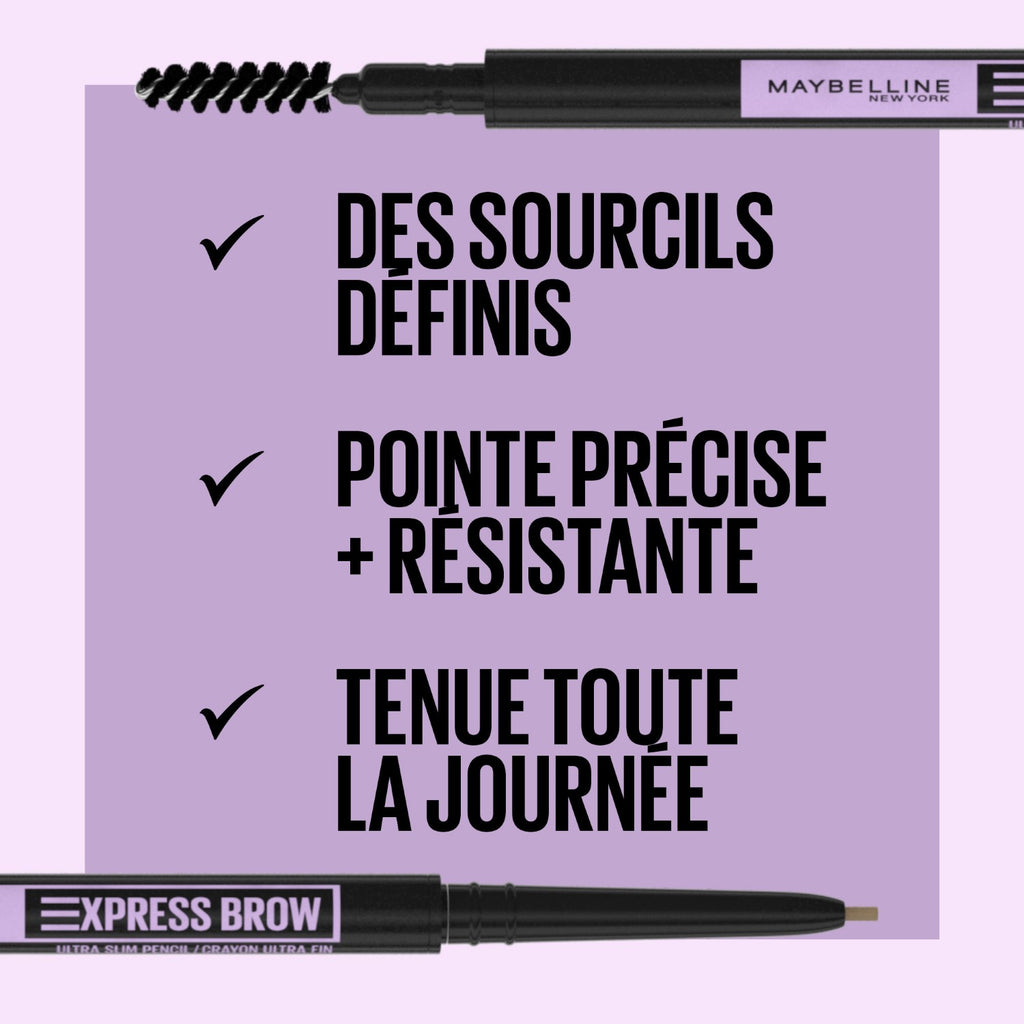 MAYBELLINE NEW YORK Crayon Sourcils Ultra Slim Express Brow 06 Black Brown 1g