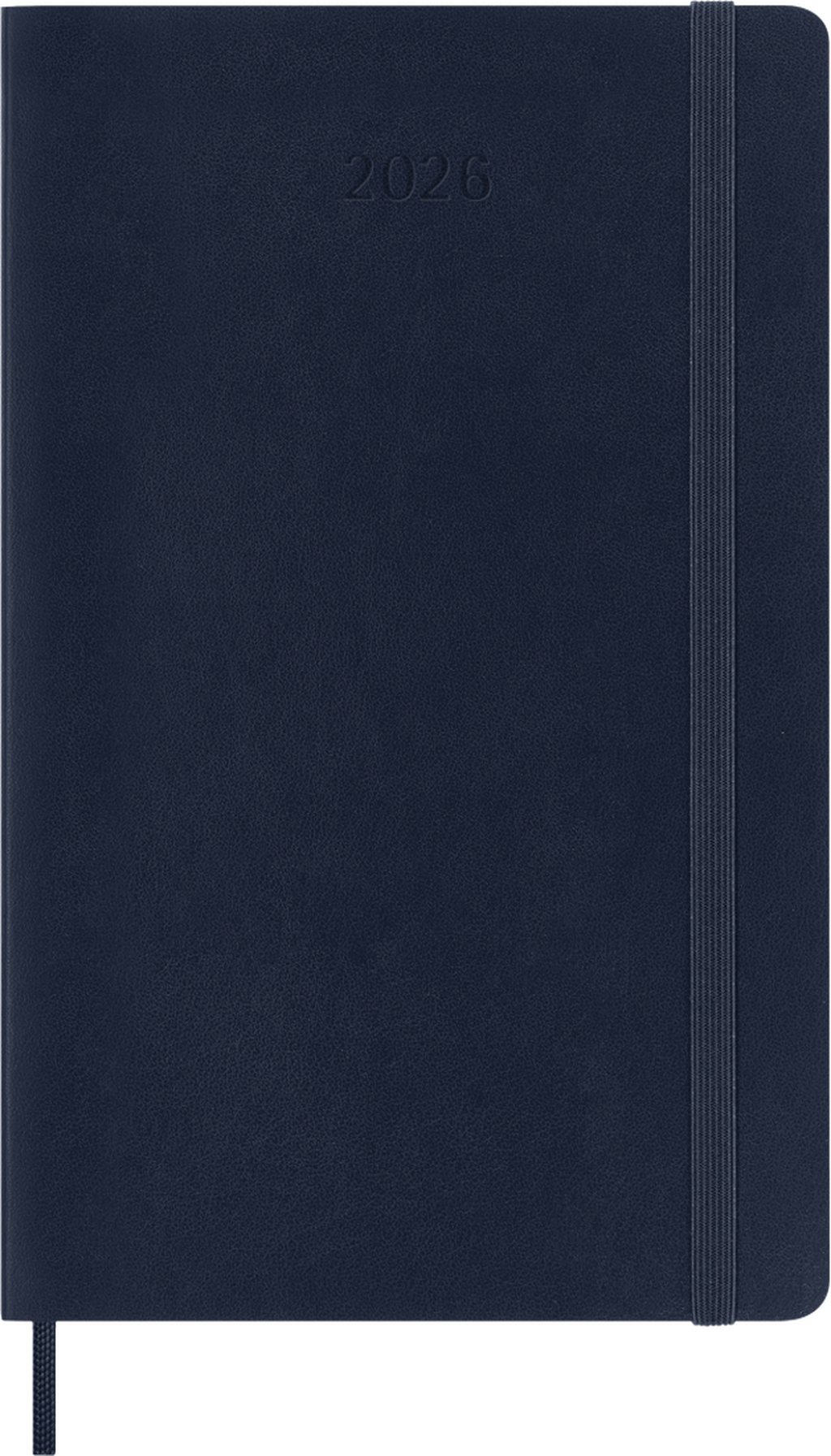 MOLESKINE agenda 12 mois journalier grand format souple bleu