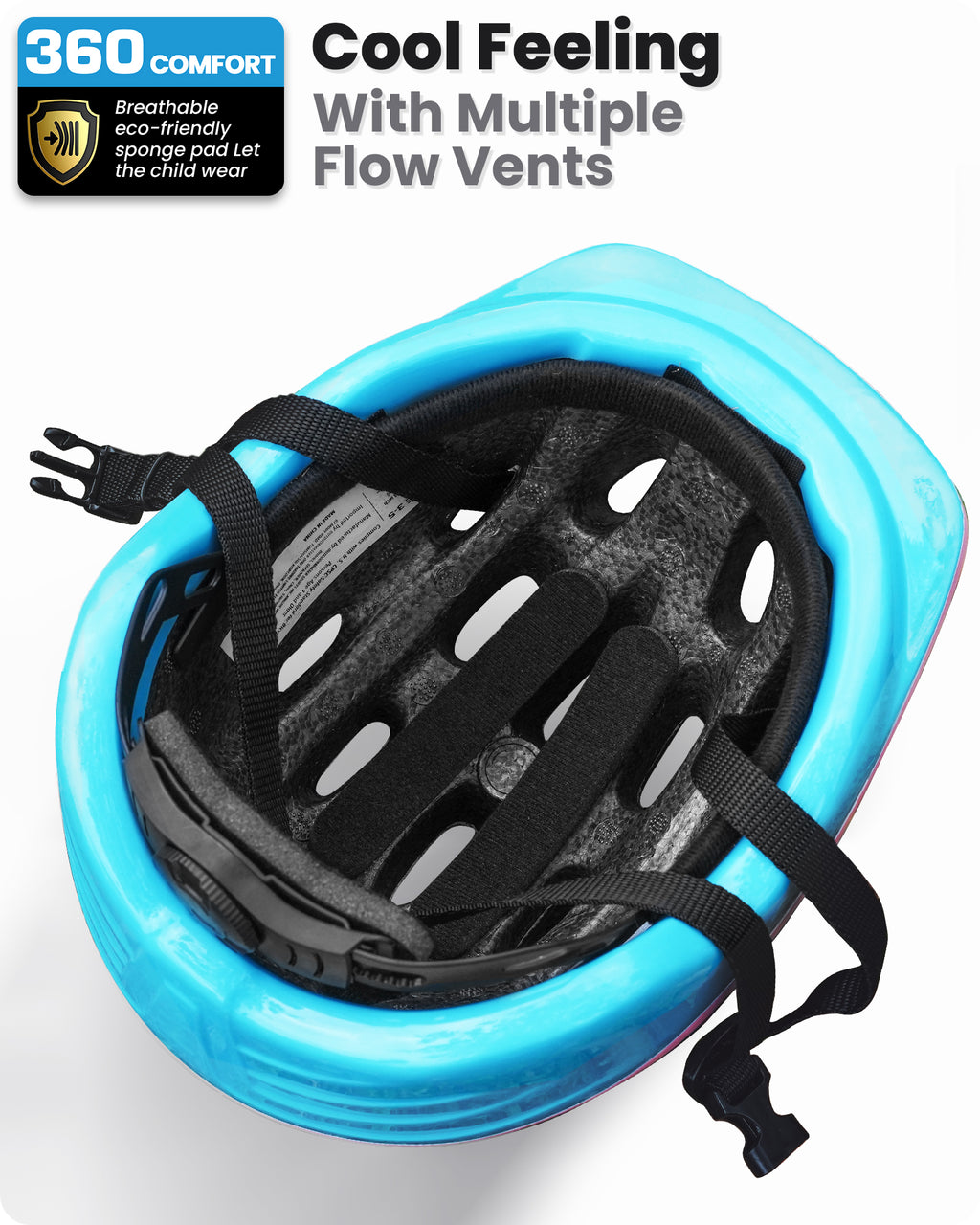 OutdoorMaster Ibex casque de vélo pour enfants et adolescents, adapté aux vélos d’équilibre et aux porteurs pour tout-petits, rose, taille S