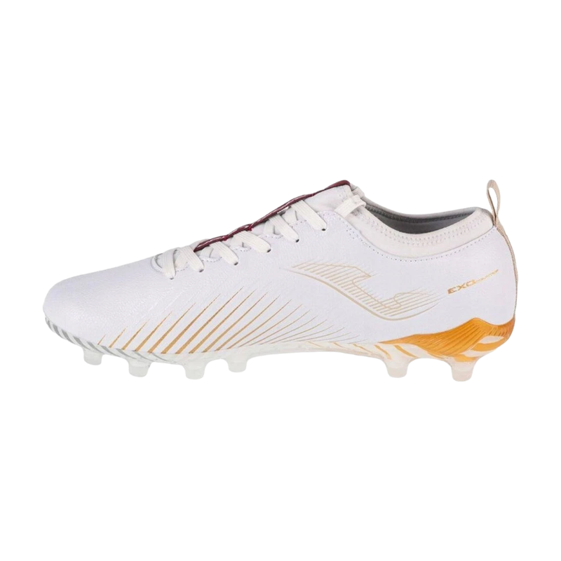 JOMA Chaussures de football Propulsion Cup, sol ferme (FG), blanc, 42.5