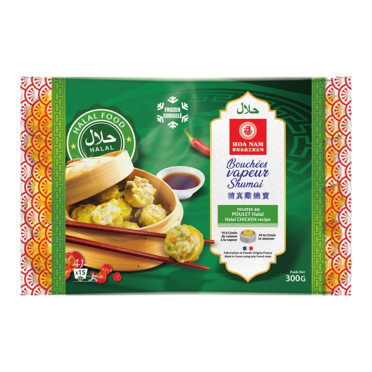 Hoa Nam Bouchées de poulet halal, environ 15 pièces, 300 g