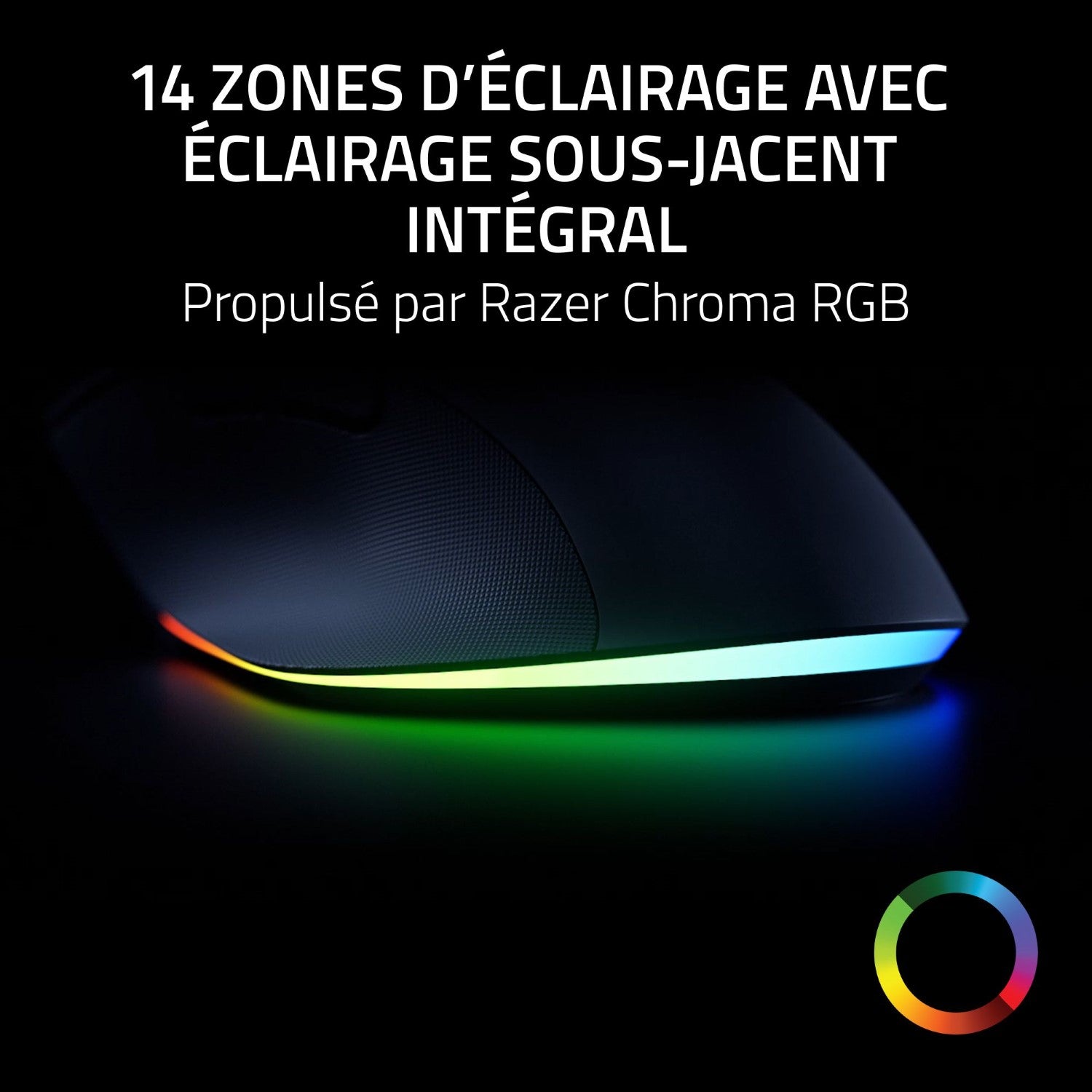 Razer Pro Click V2 Souris Gaming sans fil - 30000 DPI, 9 Bouttons - Noir
