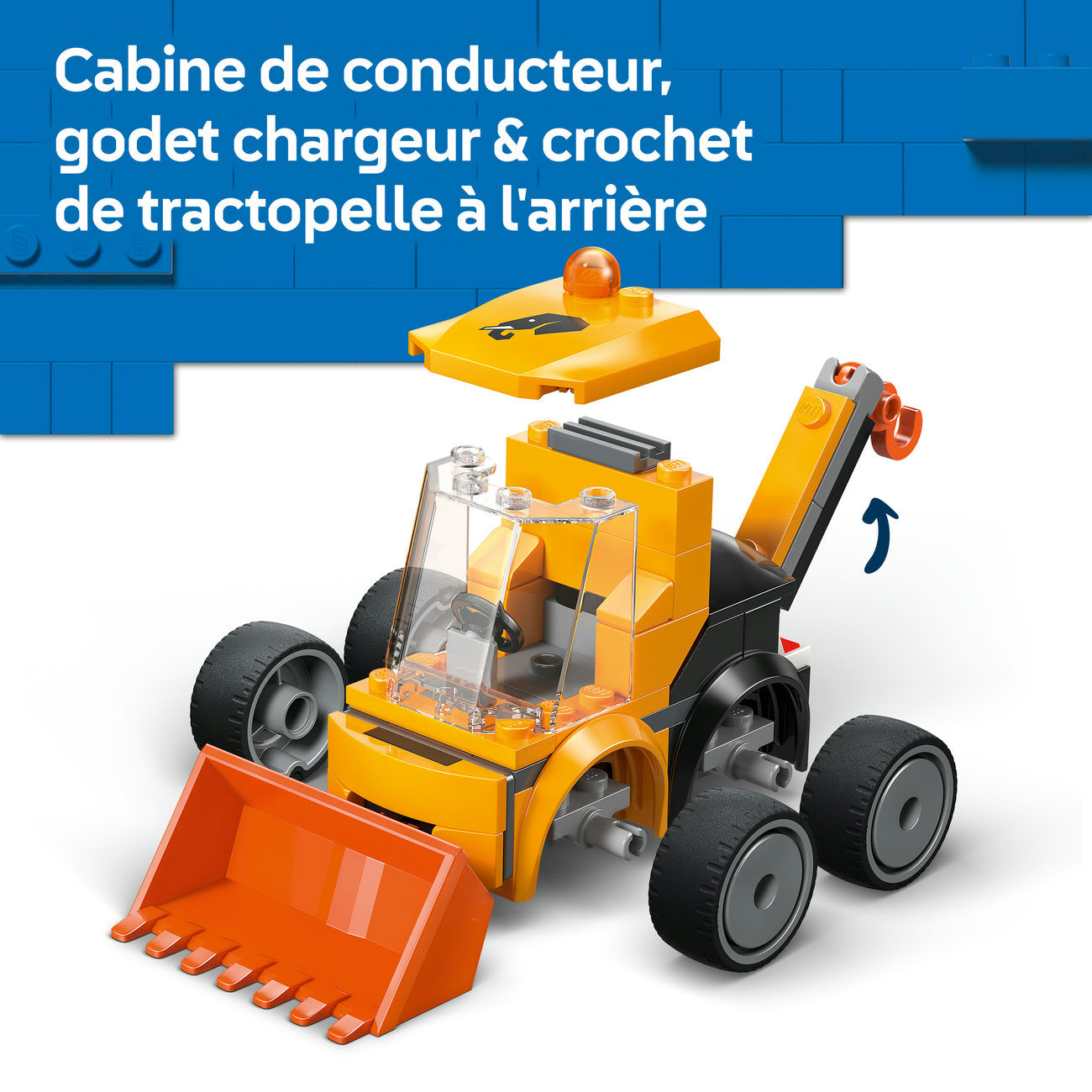 LEGO City 60483 Véhicules - La chargeuse de chantier