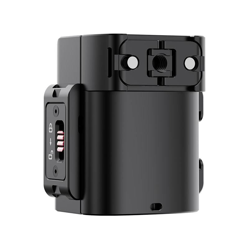 Ulanzi PK-06 Adaptateur d'extension pour DJI Osmo Pocket 3, Cage de protection en aluminium, Support métallique avec trous de vis 1/4 po, Interface pour caméra d'action, Accessoires rapides pour DJI Osmo Pocket 3