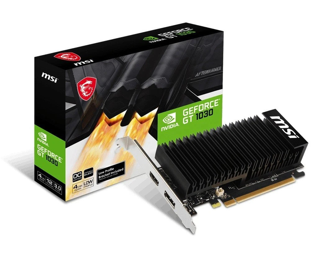 MSI V812-037R GeForce GT 1030 4GHD4 LP OC Carte graphique - 4 Go