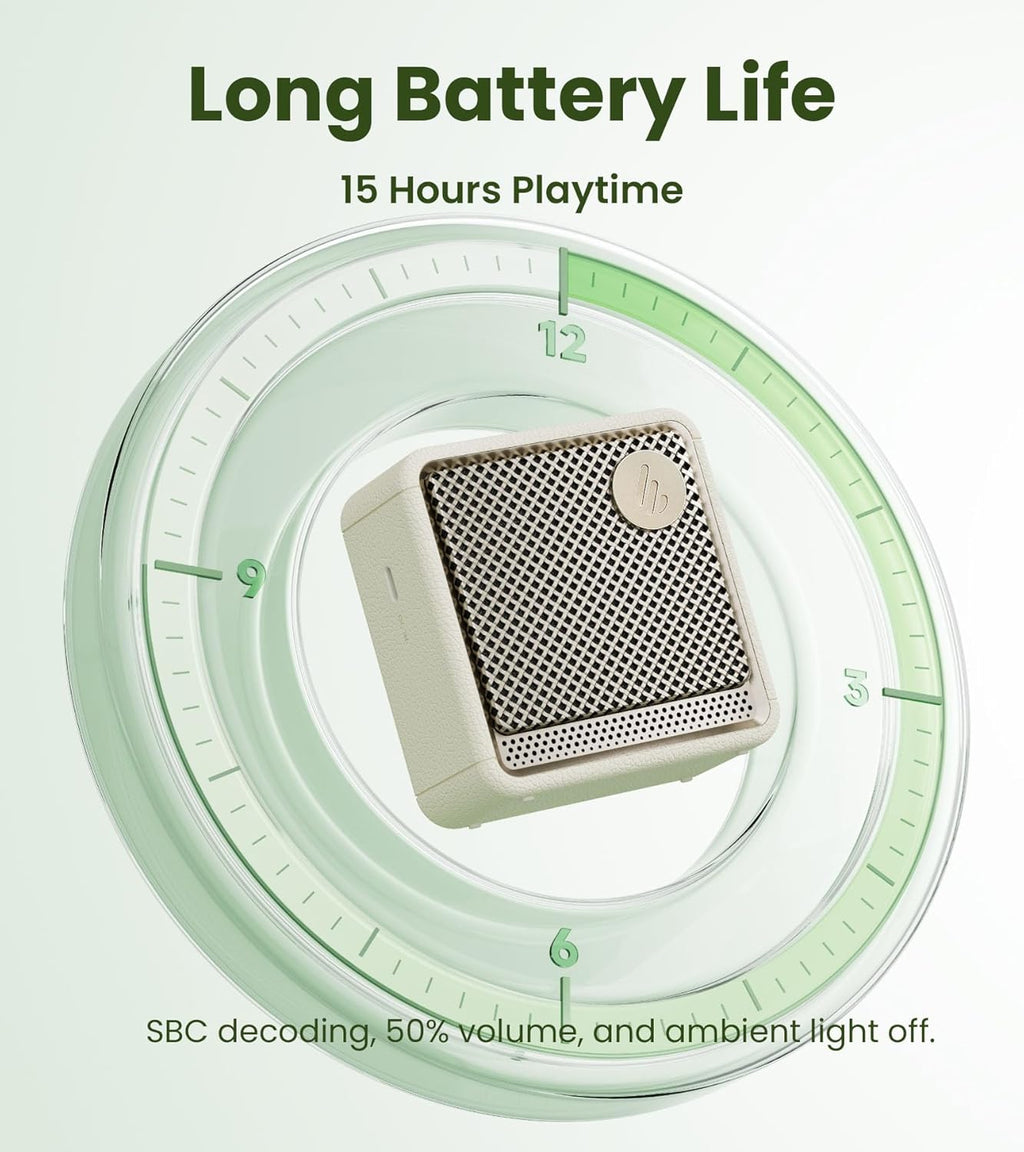 Edifier ES20 - Enceinte Bluetooth portable, IP67, étanche et antipoussière, 15 heures d’autonomie, connectivité sans fil pour la maison, le bureau et l’extérieur