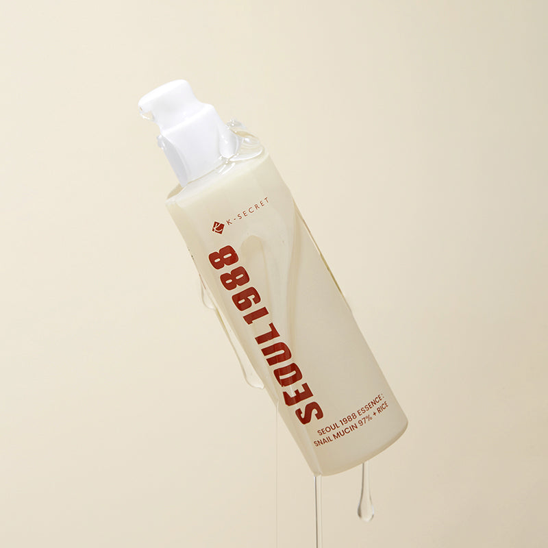 K-SECRET SEOUL1988 Essence : mucine d’escargot 97 % + riz 100ml