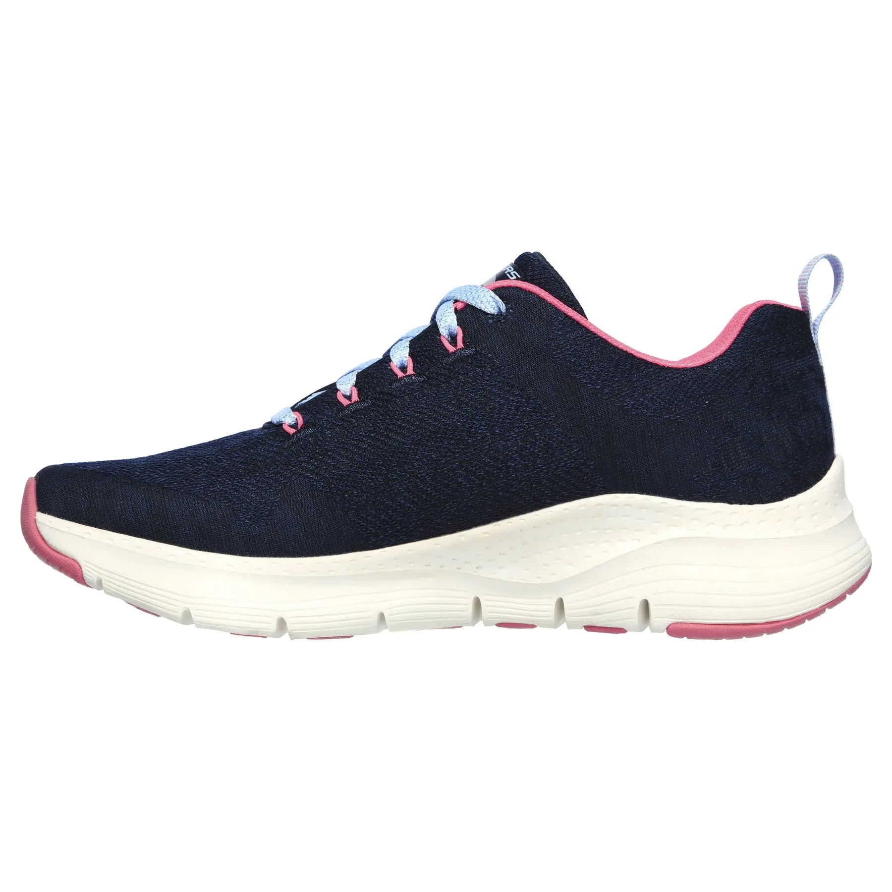 Skechers Arch Fit Comfy Wave Bleu marine/Rose vif 41