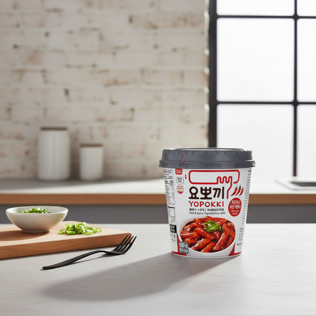 Yopokki Youngpoong Tteokbokki en pot piquant et épicé 120 g