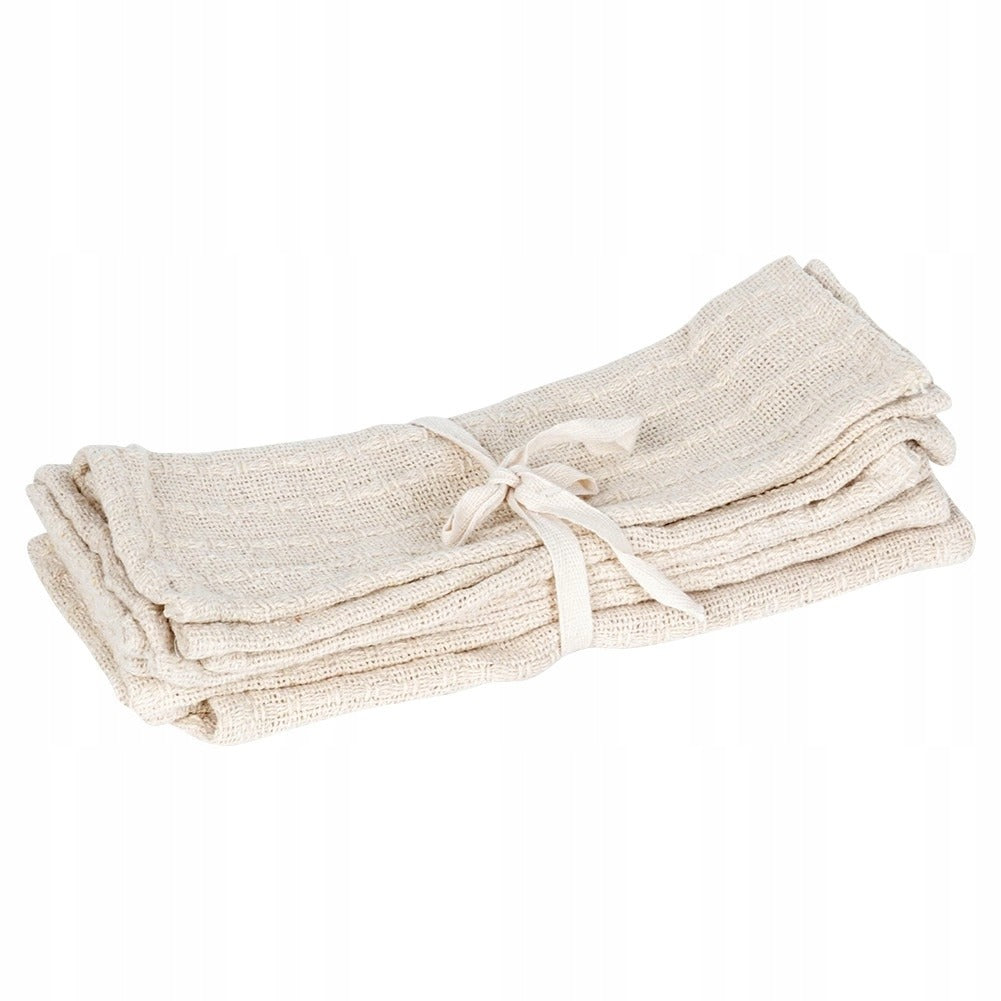 Koopman Lot de 4 sets de table en coton - Beige - 30 x 45 cm