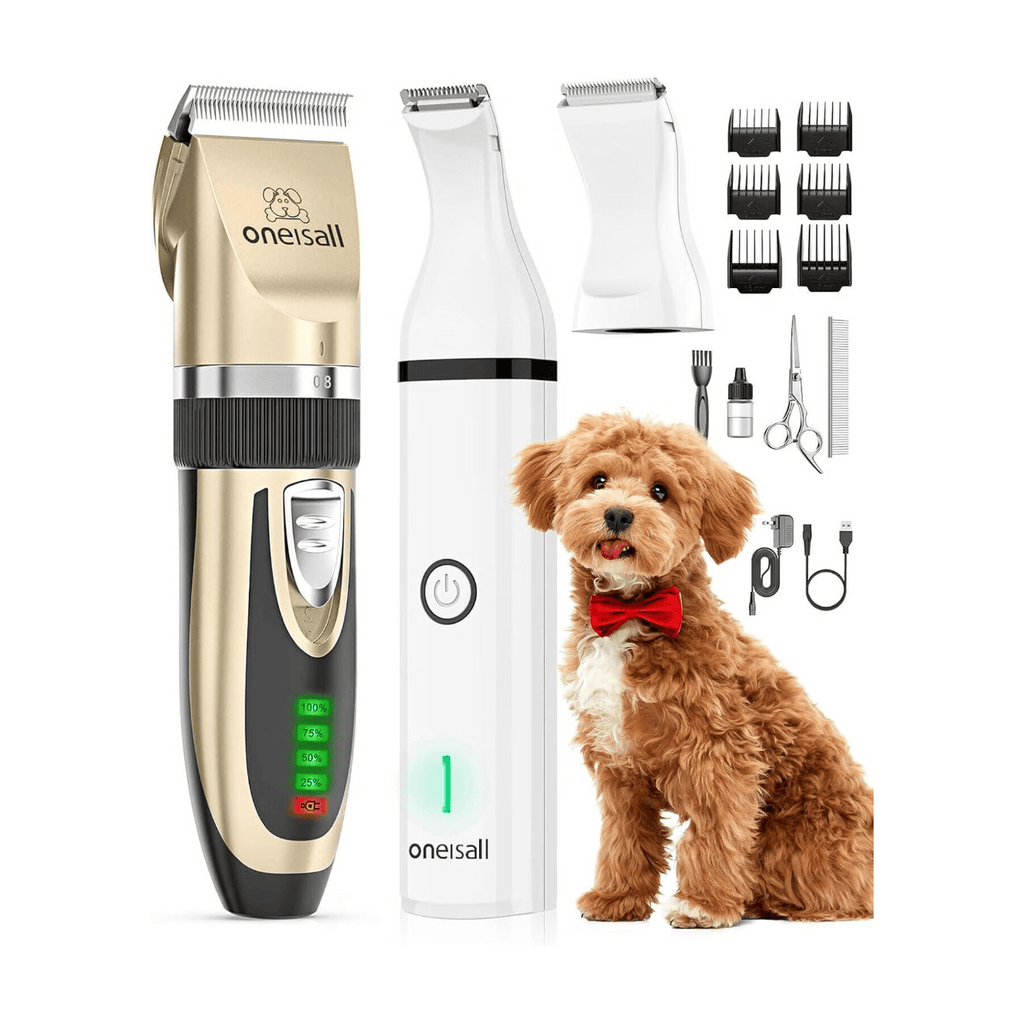 Oneisall tondeuse sans fil multifonctions pour animaux X2 + N5