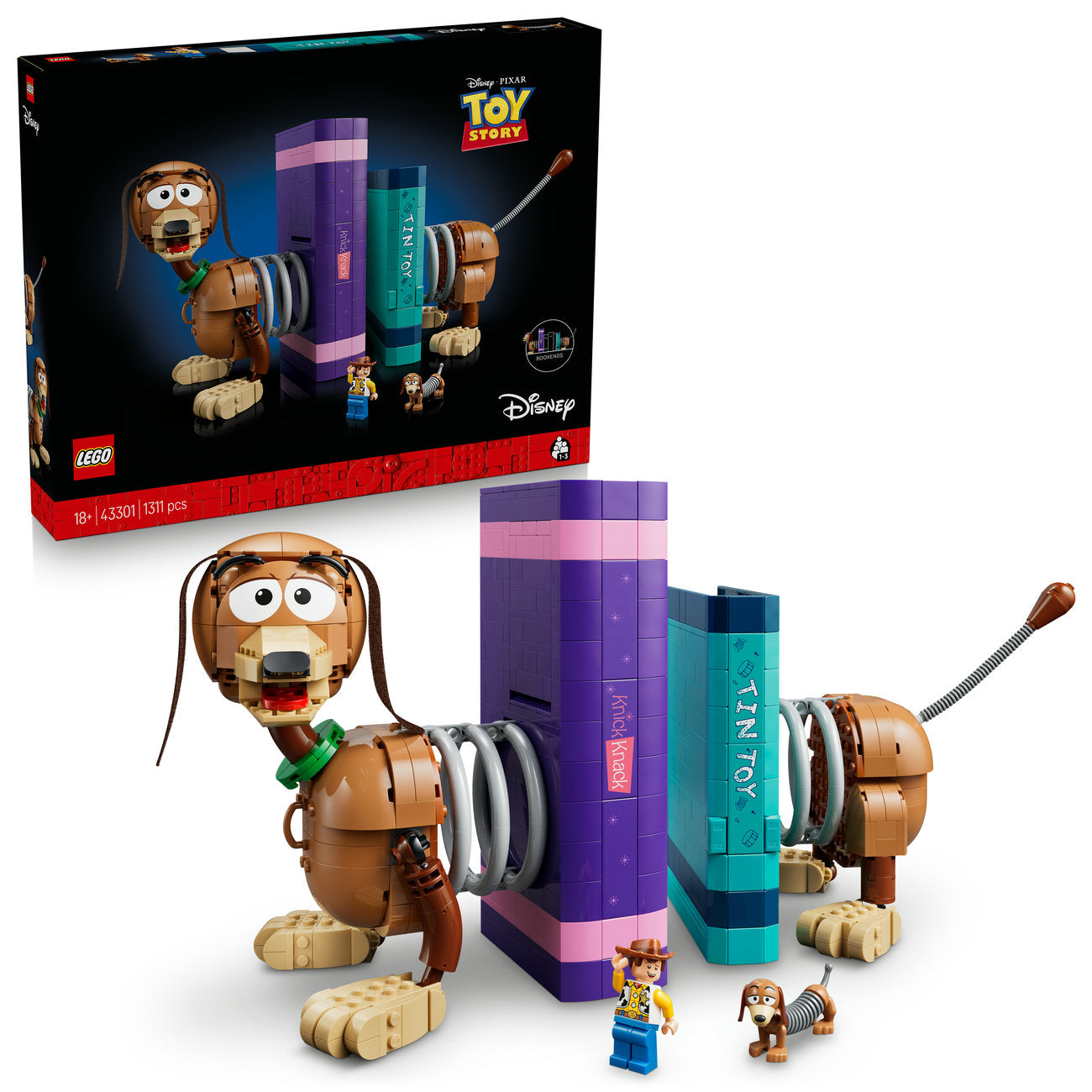 LEGO Disney Pixar 43301 Serre-livres Zigzag de Toy Story