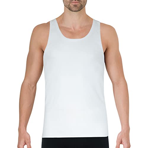 EMINENCE Débardeur Premium Pur Coton, Blanc, S