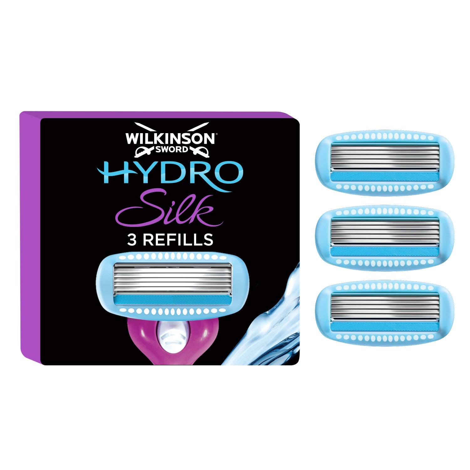 Wilkinson Hydro Silk 5 Lames de Rasoir pour Femme 3 pièces