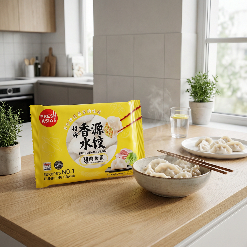 FRESHASIA Raviolis au porc et aux feuilles de chou chinois 400 g
