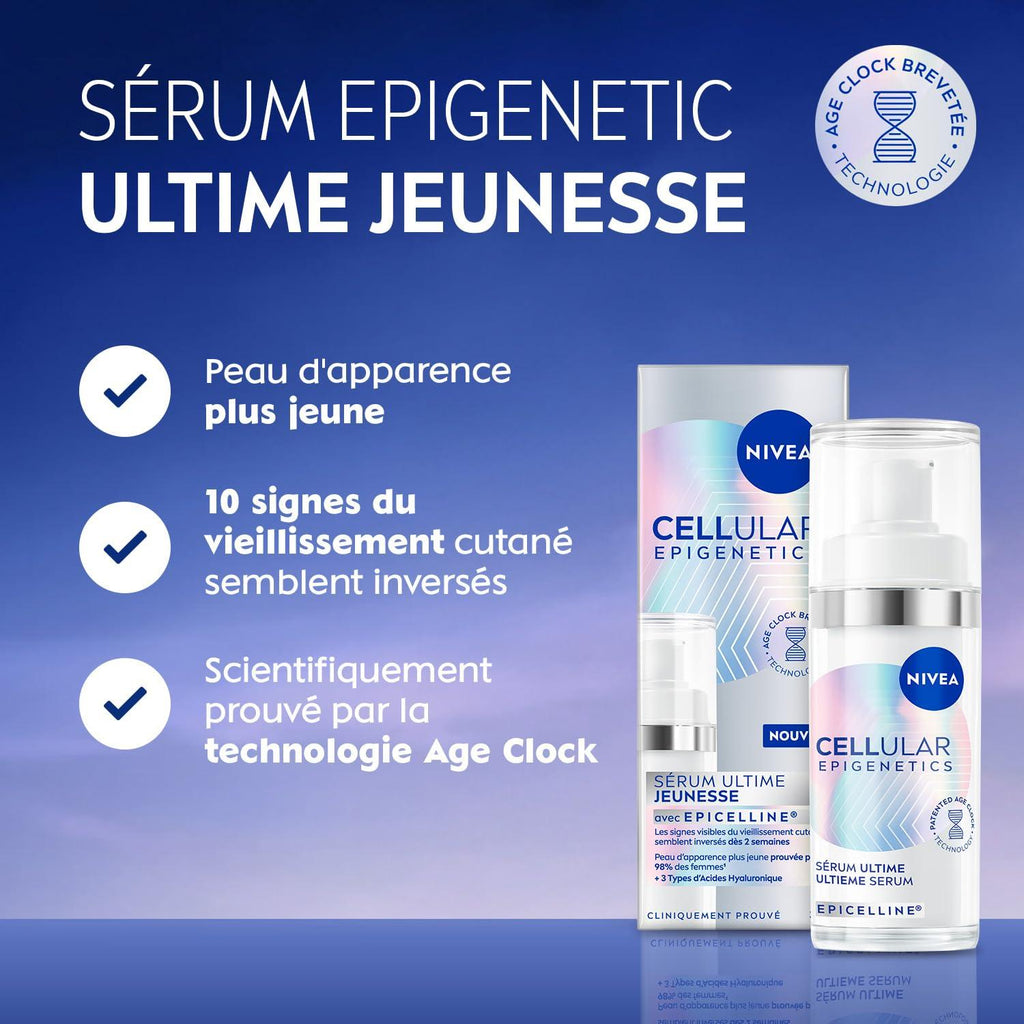 NIVEA Cellular Epigenetics Visage Sérum Ultime Jeunesse 30 ml