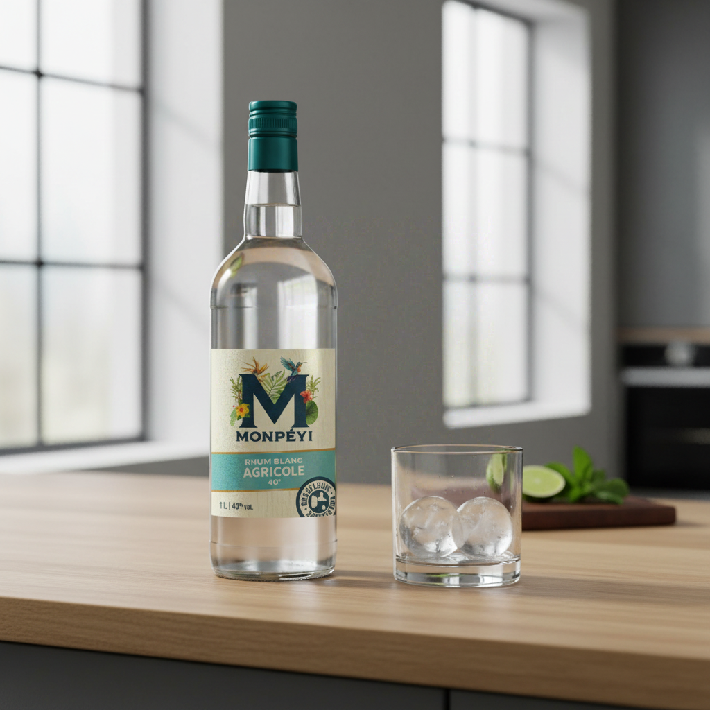 MONPÉYI Rhum blanc agricole 40° - 1 L