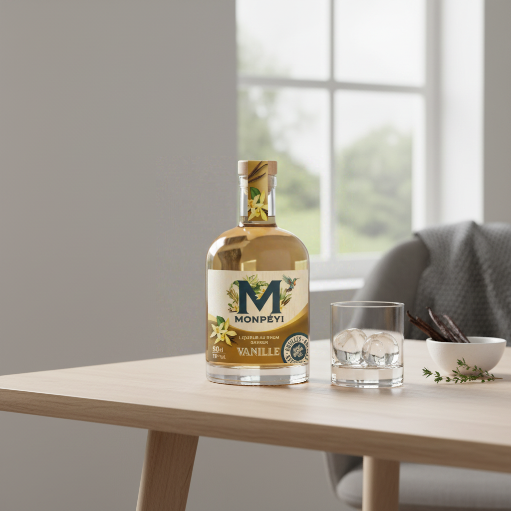 MONPÉYI Liqueur au rhum vanille 18° - 50 cl