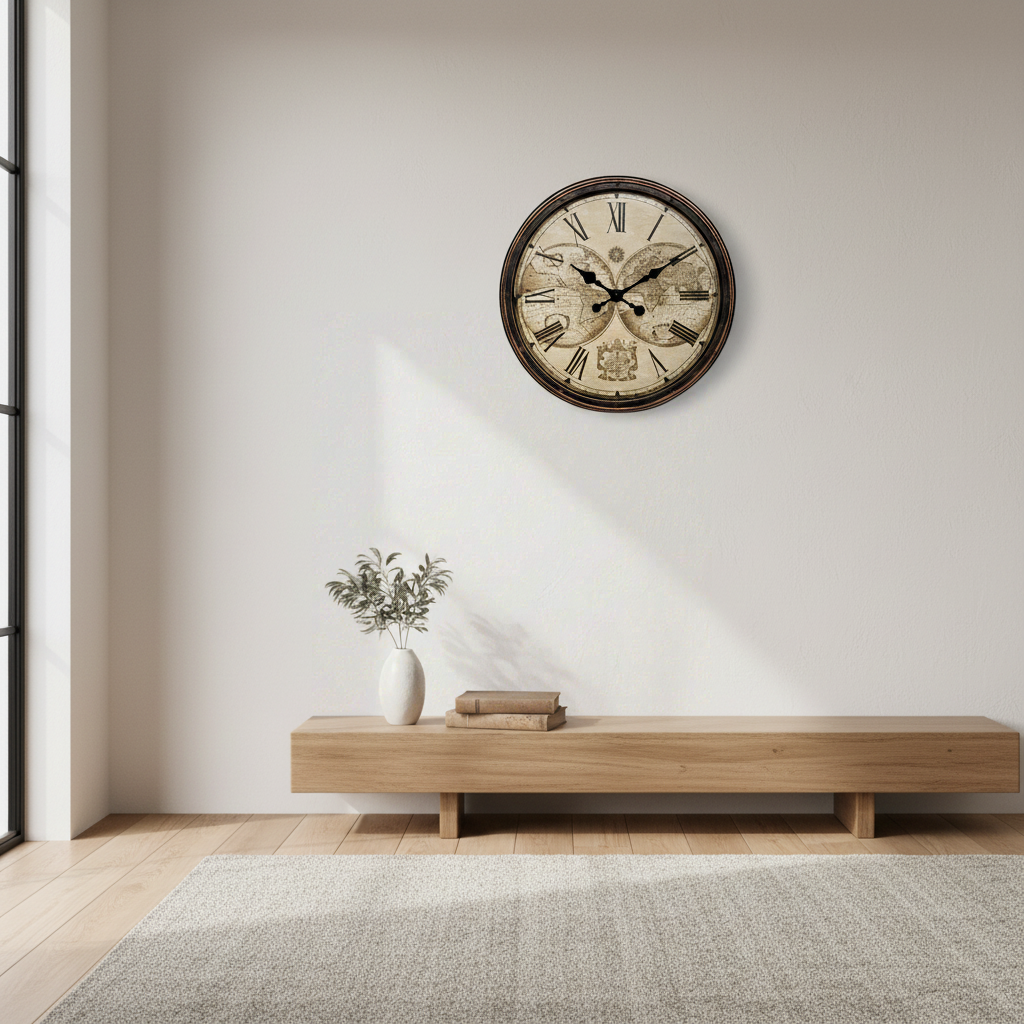 Atmosphera Horloge murale Tomy en plastique - Diamètre de 51 cm