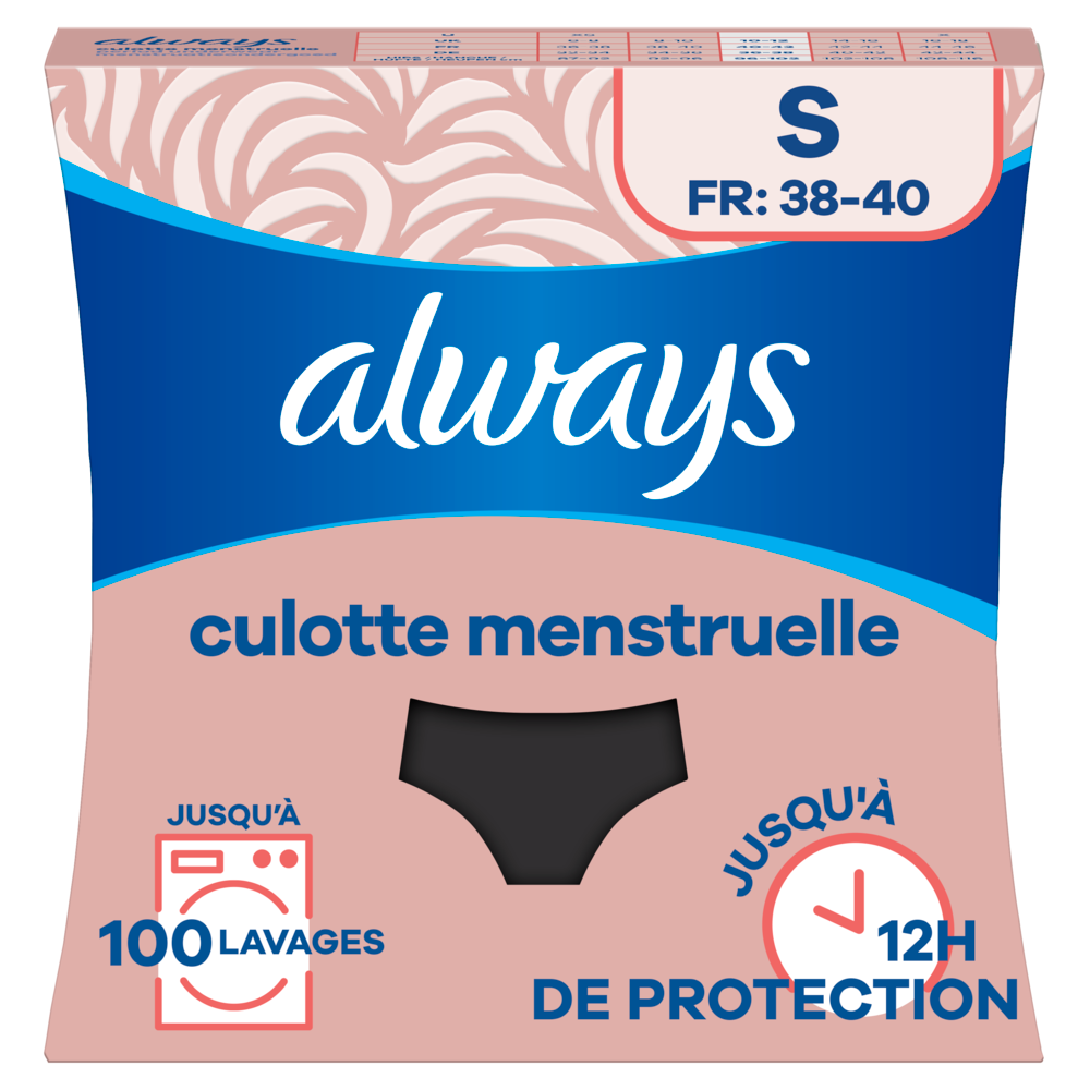 ALWAYS - Culotte lavable - Taille 38-40 - 1 unité