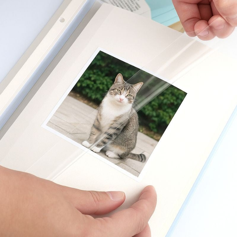 KODAK Album photo 20 pages adhésives avec couverture en papier kraft format 23,5 x 27 cm