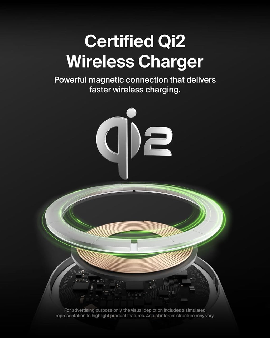 Belkin Chargeur Voiture Magnétique BOOST CHARGE Qi2, sans bloc d’alimentation