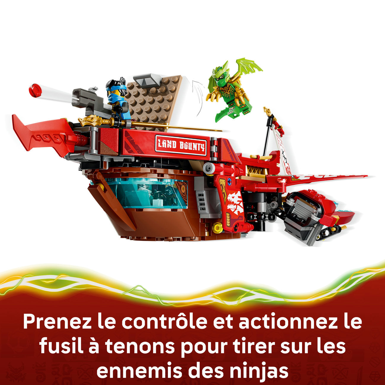 LEGO Ninjago Le Bounty terrestre Ensemble de construction 3 en 1 71869