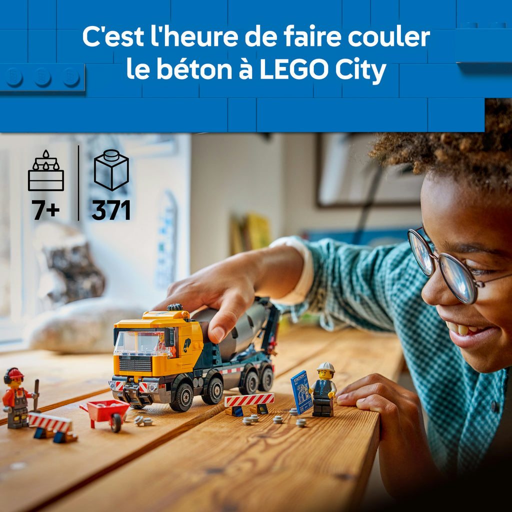 LEGO City 60478 La bétonnière