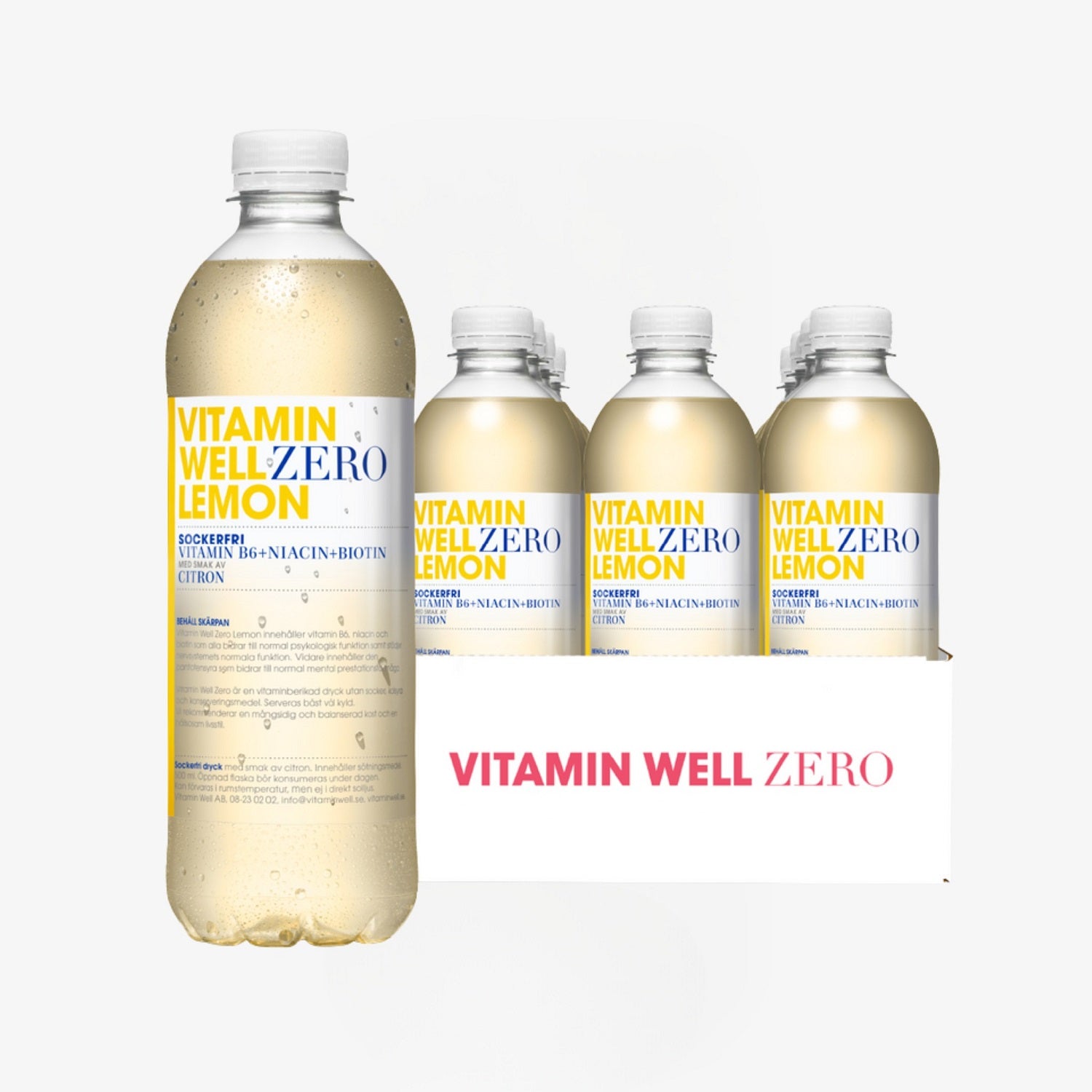 VITAMIN WELL Zero Limon Pack 12x 50cl